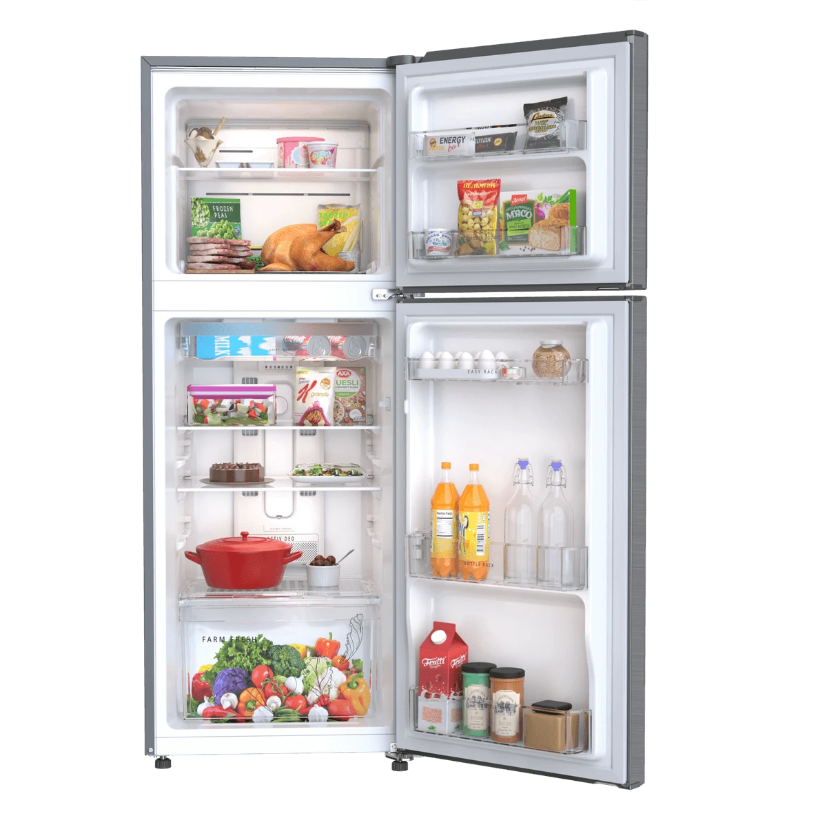 Whirlpool NeoFresh Inverter 257 Glass Door Refrigerator – Crystal Black